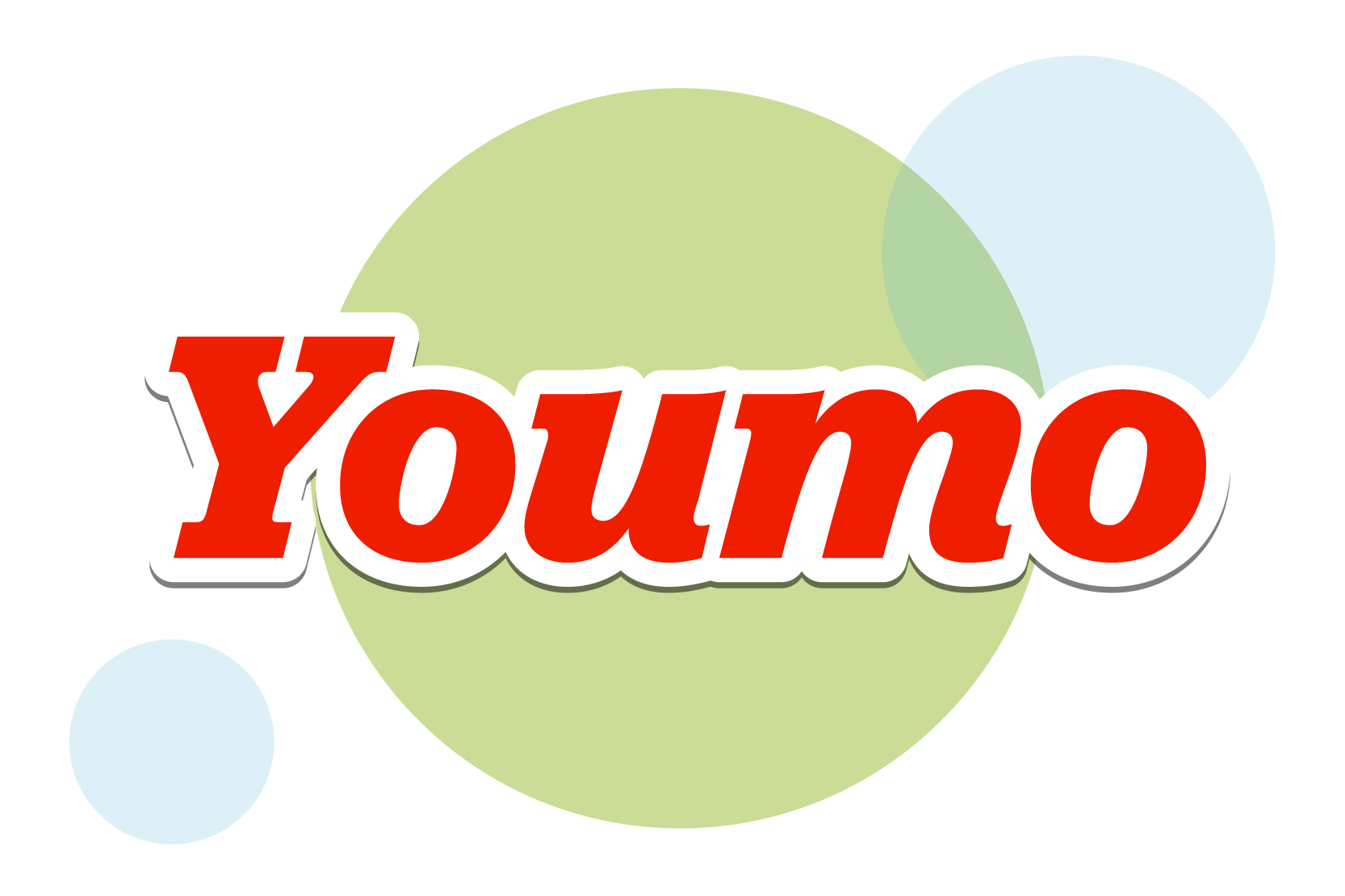 En bild på Youmo-sajtens logotyp. Illustration. 